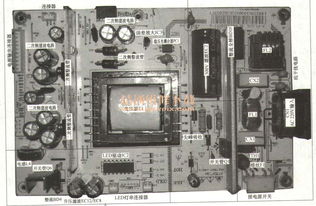 三洋32ce530 aled液晶彩电电源 背光灯板维修详解